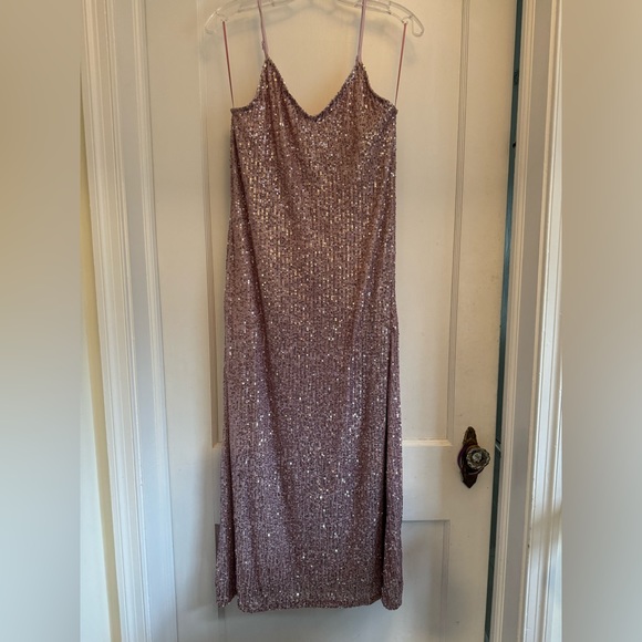 NWT Pink Sequin Dress - Maternity or not! (It’s just stretchy) - Picture 6 of 6